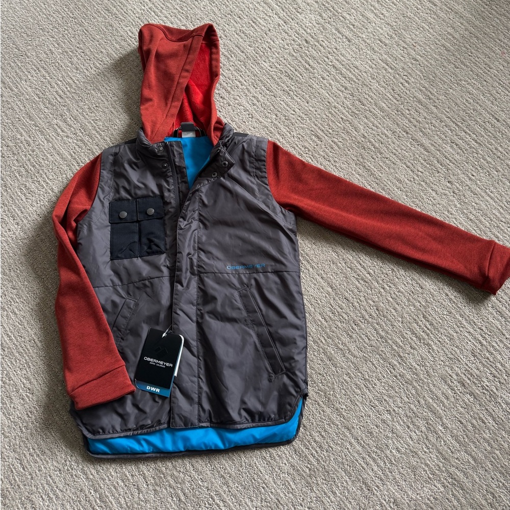 Obermeyer Red and Gray Jacket